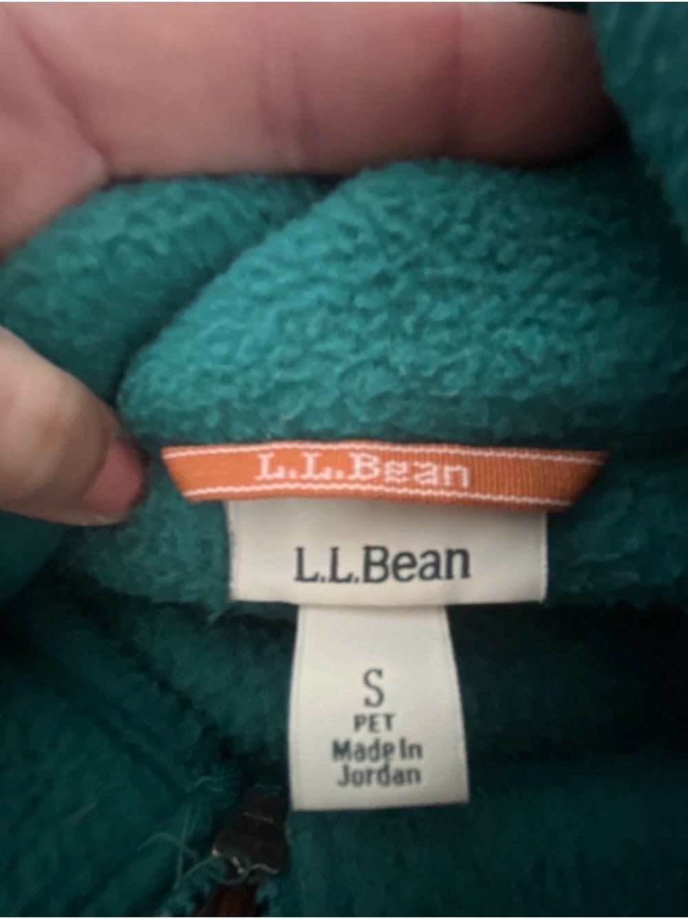 LL bean Fleece Pullover - Picture 2 of 5